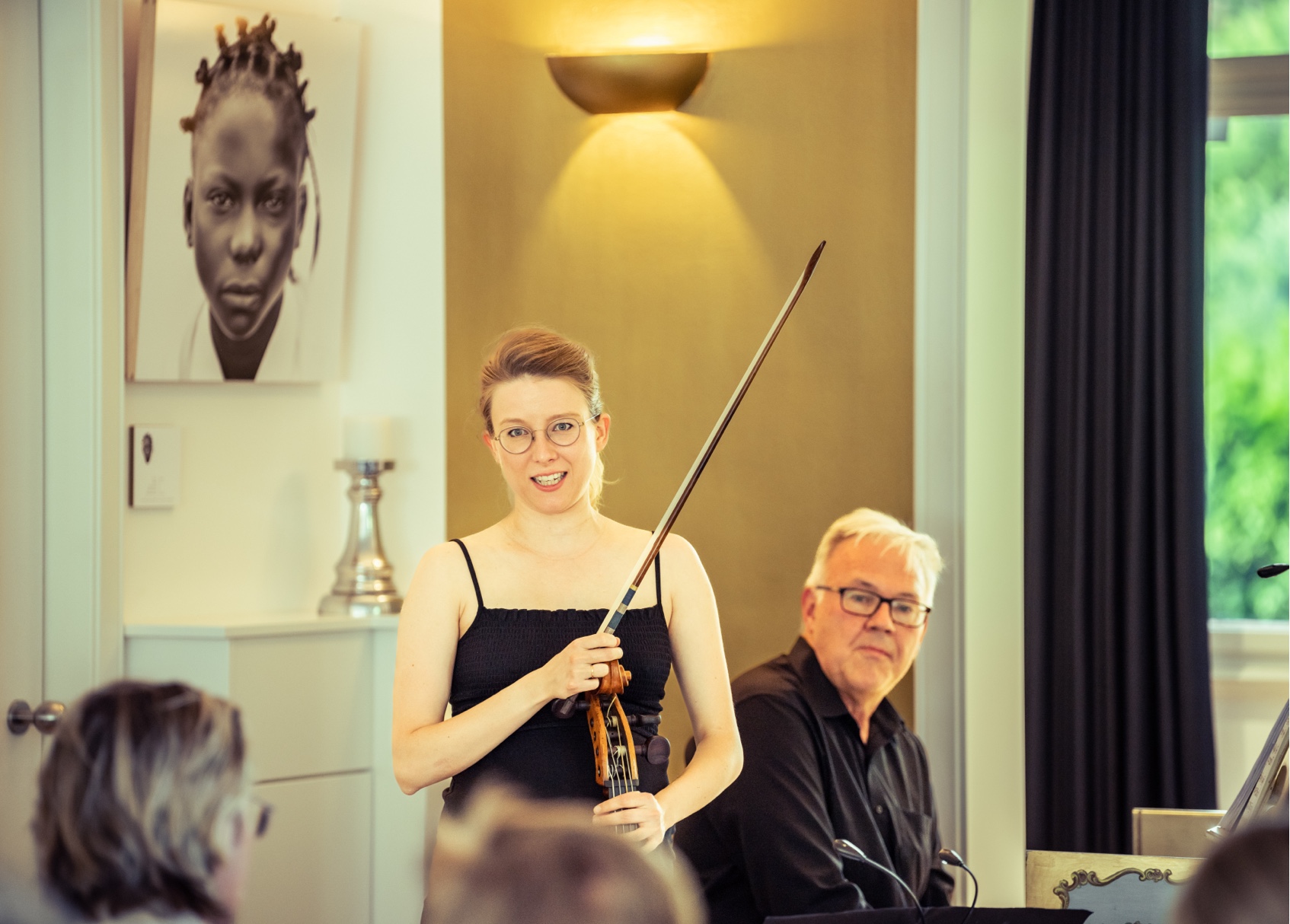 Bild Violonistin und Pianist